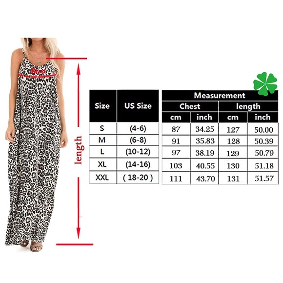 Leopard Maxi dress with pockets - Picture 5 of 7